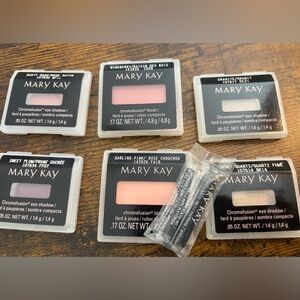 Mary Kay cheek and eye colors..